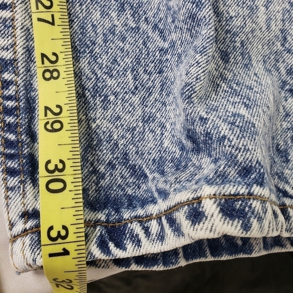 Vintage 80s Levi"s 515 Acid Wash Orange Tab USA Paper Tag 34x31 EUC - Picture 10 of 14